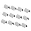 12Pcs Car Wind Rain Deflector Channel Fixing Retaining Clips, Stainless Steel Deflector Clips for HEKO G3 SNED
