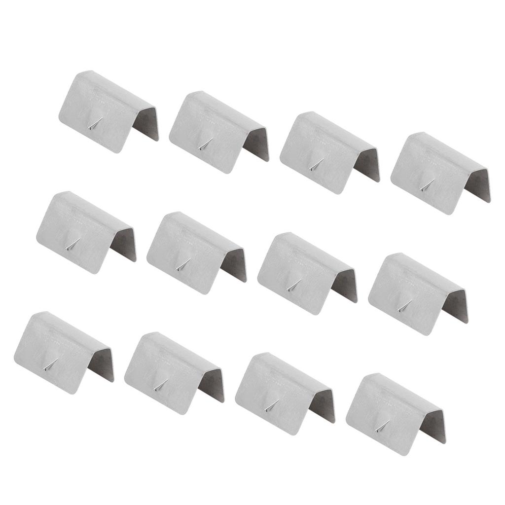12Pcs Car Wind Rain Deflector Channel Fixing Retaining Clips, Stainless Steel Deflector Clips for HEKO G3 SNED