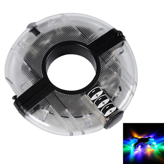 

Водонепроницаемый спицевой фонарь, время работы 12 часов, лампа для ступицы детского беговела для ночной езды разноцветный