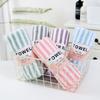 Warp-knitted High-density Stripe Thickened Soft Absorbent Towel