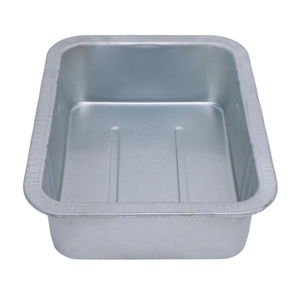 3L Motorcycle Oil Drip Tray Large Capacity Oil Catch Pan Replacement Tray Metal Iron Galvanized Drip Pan for Car