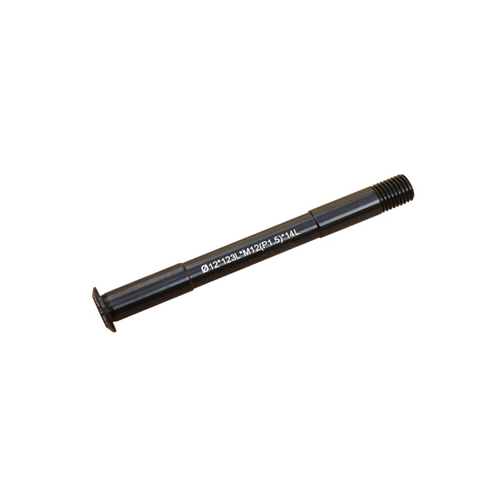 Front Thru Axle 100* 12mm-123mm M12 Black For Mountain Bike Road Bike