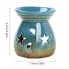 Beautifully Craft Ceramic Incenses Holder Featurings Star And Moon Essential Oil Burners Perfect For Meditations