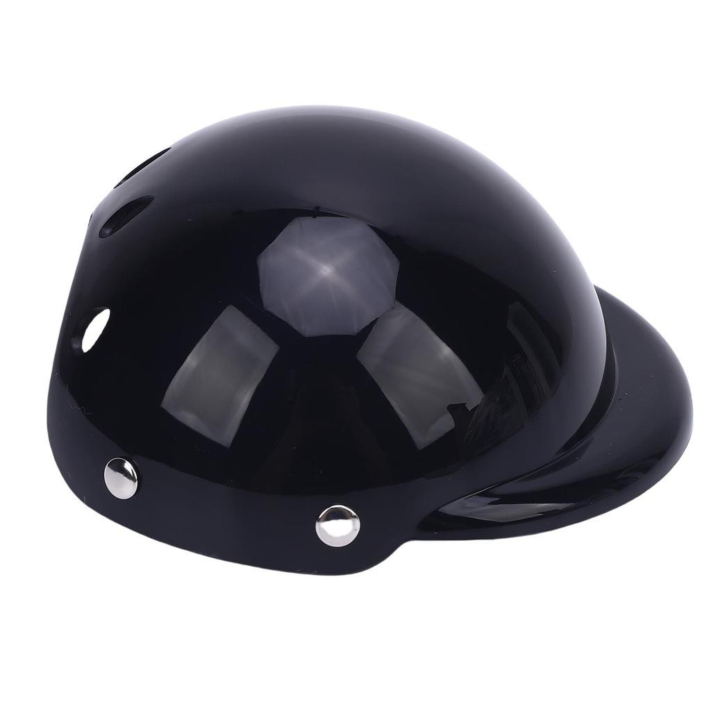 Pet Helmet Cool Small Dogs Motorcycle Helmet Cat Hat with Strap for Outdoor Activities