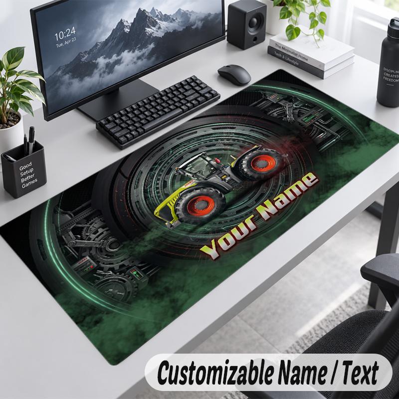 Custom Name Text Mouse Pad CLAAS Personalized Desk Pad For Work And Gaming
