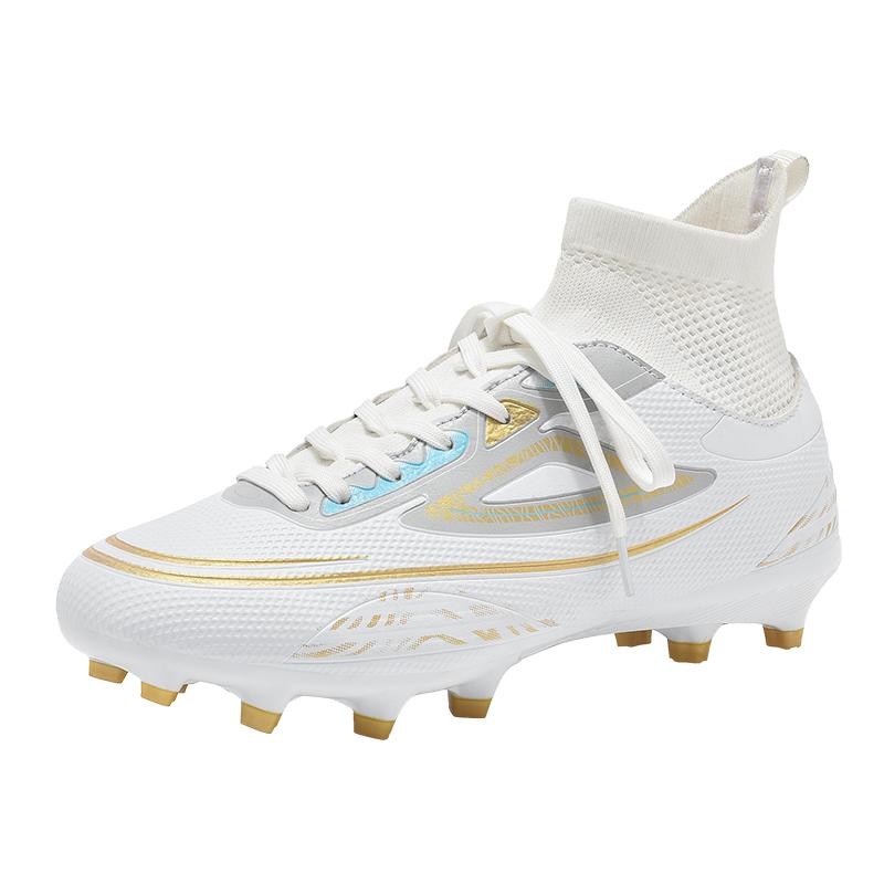 

Unisex High-top Soccer Shoes for Adult Students with The Option of Studded or Long Studs Available in 4 Colors Sole Spikes 35