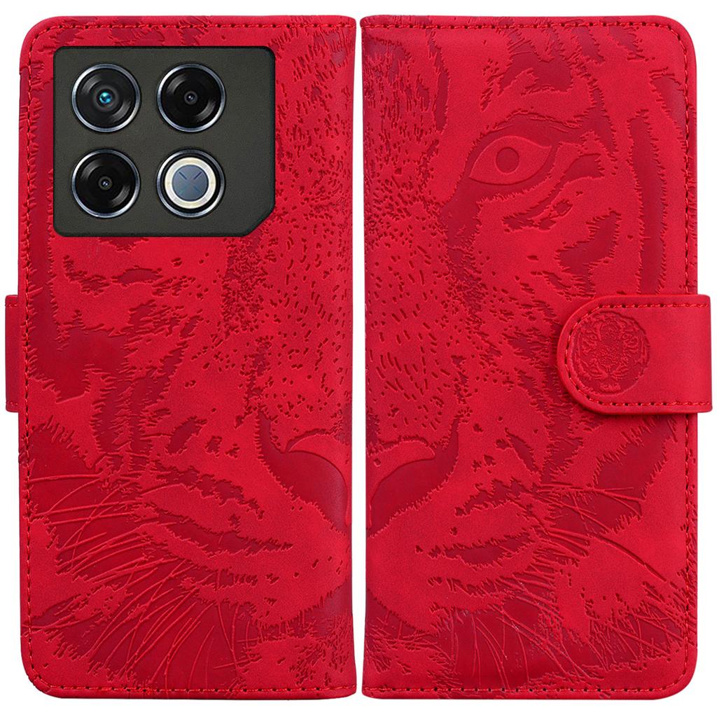 For Infinix GT 20 Pro 5G Case Tiger Pattern Leather Phone Cover Dual-Side Magnetic Clasp
