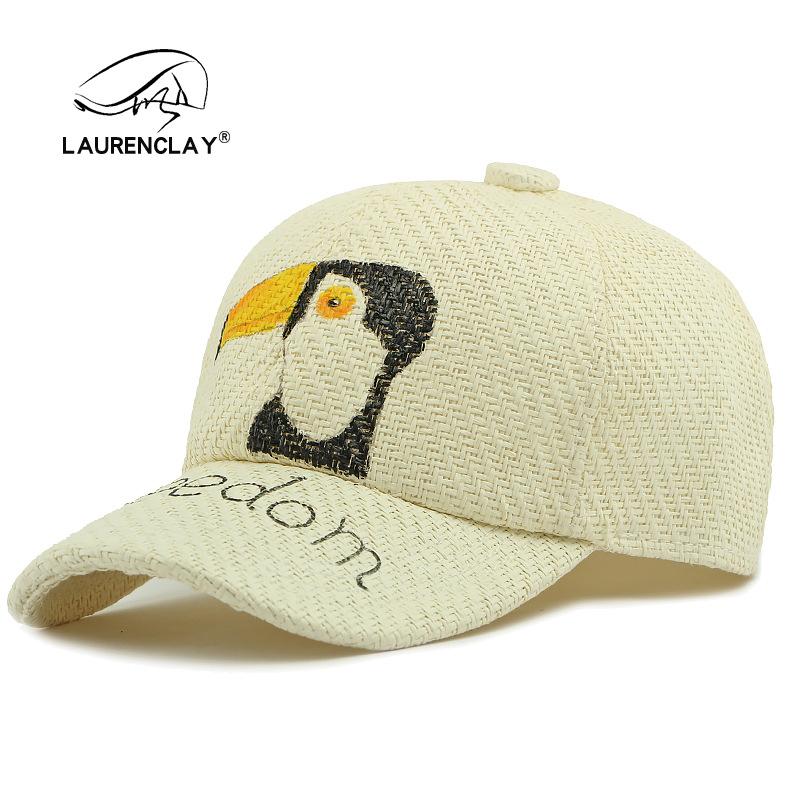 Hat Men's Sunscreen Visor Hat Personalized Graffiti Hand-painted Cap Women's Summer Straw Hat Baseball Cap