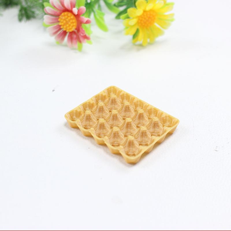 1:12 Miniature Dollhouse Egg Tray for Kitchen Scene