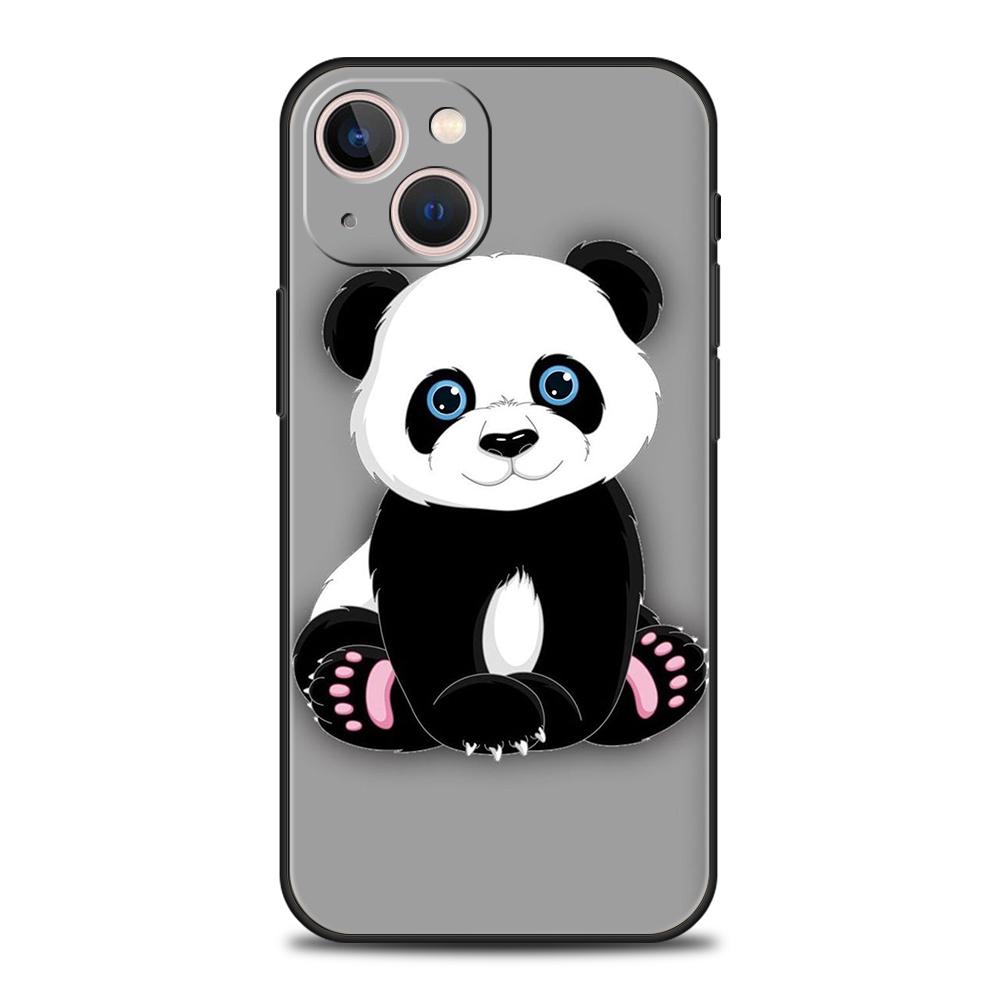 

Чехол Bubududu с Пандой для iPhone 16 15 14 13 12 11 Pro Max 7 8 Plus XR XS Силиконовый Мягкий Fundas Shell Capas Bags Coque iPhone 8 7 Plus