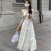 Women’s 2026 Summer Stylish Two-Piece Set: Gentle Style Short Denim Jacket & Mid-Length Camisole Dress
