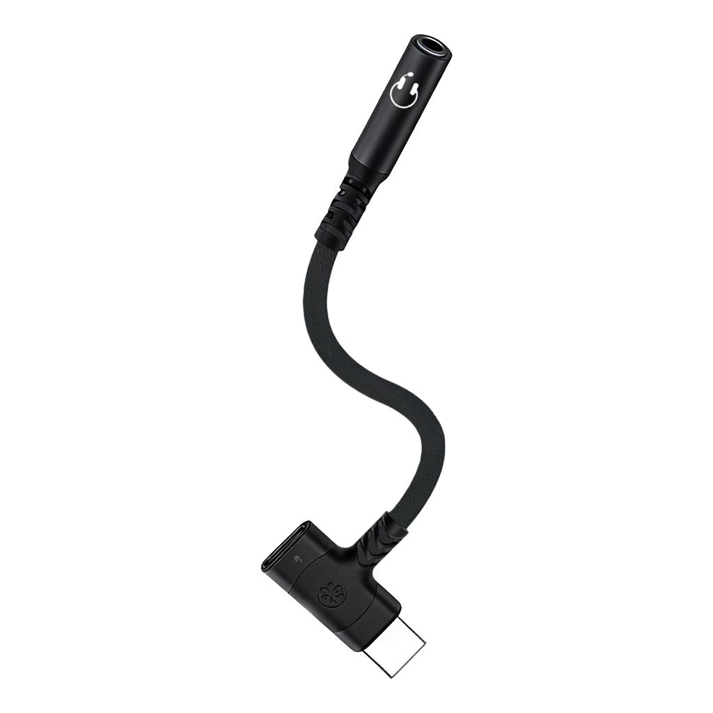 2 In 1 Type C To 3.5mm Female Sound Connectors Wear Resistant for Smartphone Music Performances Headphone Stereo Cord