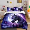 Unicorn-Themed Fantasy Night Decor Exquisite Three-Piece Bedding Set Gift For Kids And Adults