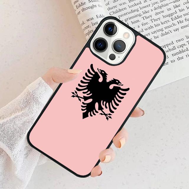 Albania Albanians Flag Phone Case For iPhone 17 Air 15 16 Cover  11 13 14 Pro Max 12 Plus Max Fundas