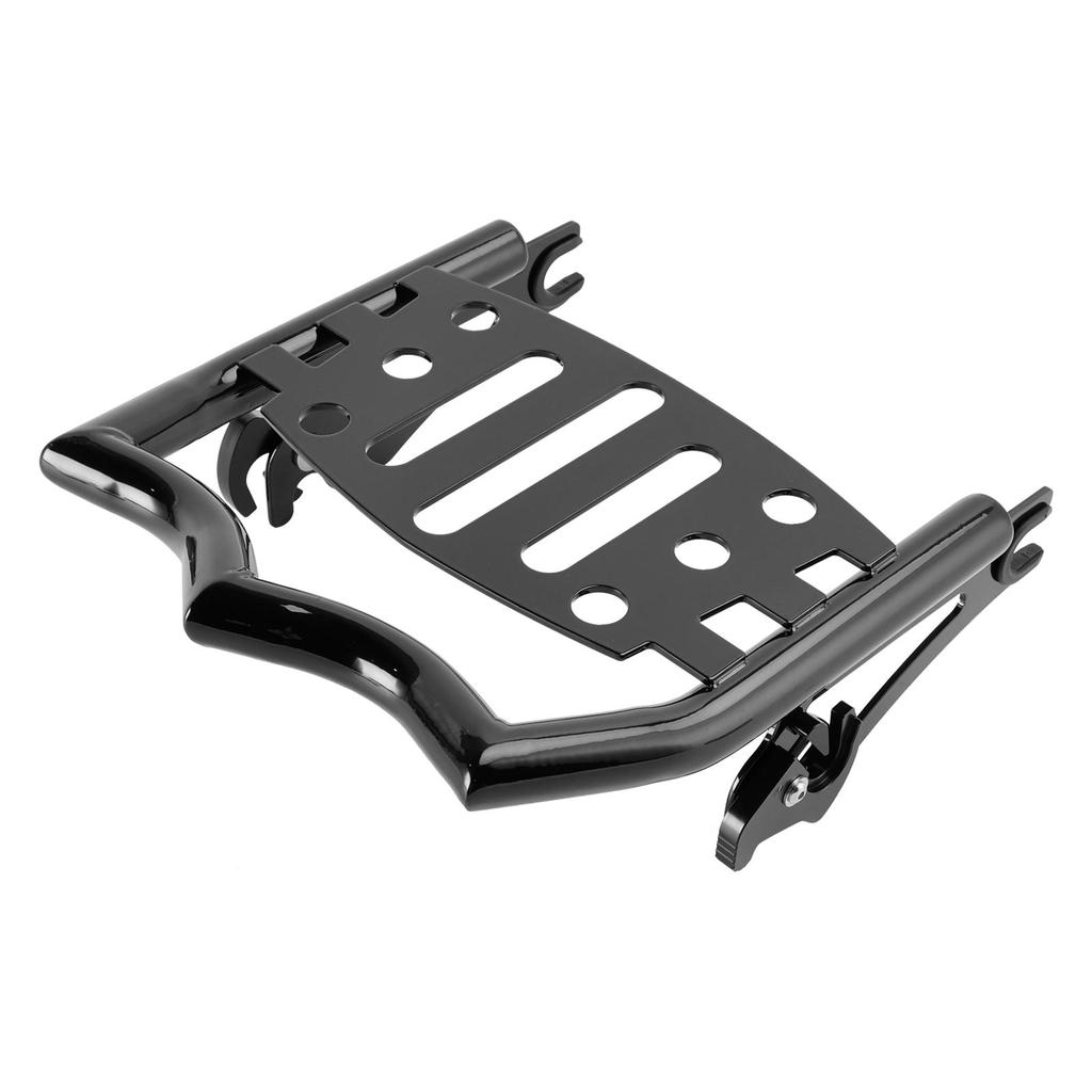 Removable Luggage Rack Carrier Glossy Black Fit For Harley Touring Model 2009-2025 Electra Glide 2009 - 2013