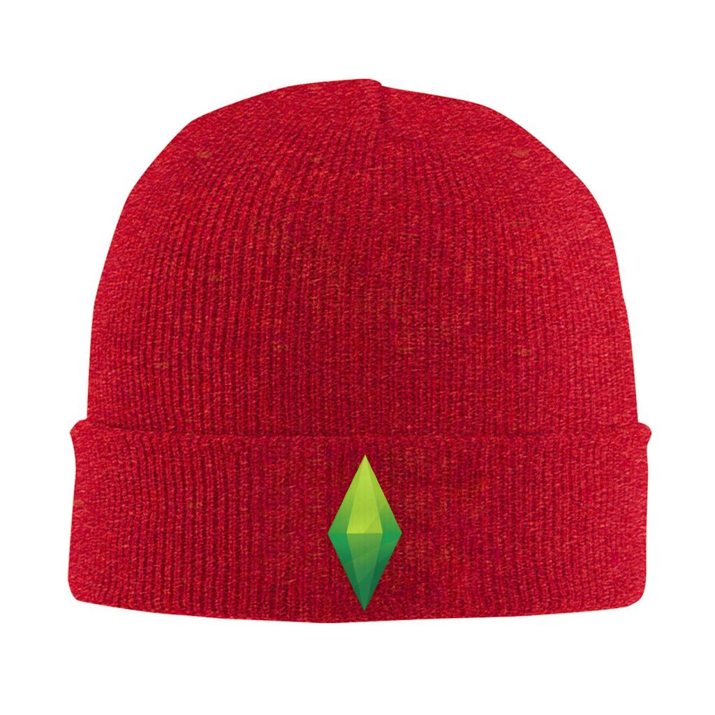 Plumbob The Sims Sul Sul Mössor Höst Vinter Mössor Mössor Slappa Spelmössor Herr Dam Akrylstickad Mössa