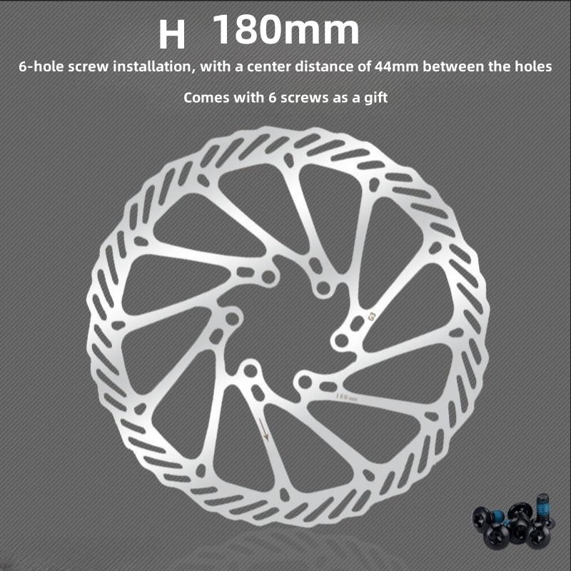 Bicycle Disc Brake Rotor 160/180 Thickness 1.8mm Bicycle Rotor Electric Scooter Rotor Bicycle Brake Rotor Bicycle Parts