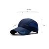 New Baseball Cap Summer Men Sport Running Hiking Sweat Cap Male Golf Quick Dry Women Adjustable Sun Protection Mesh Trucker Hat