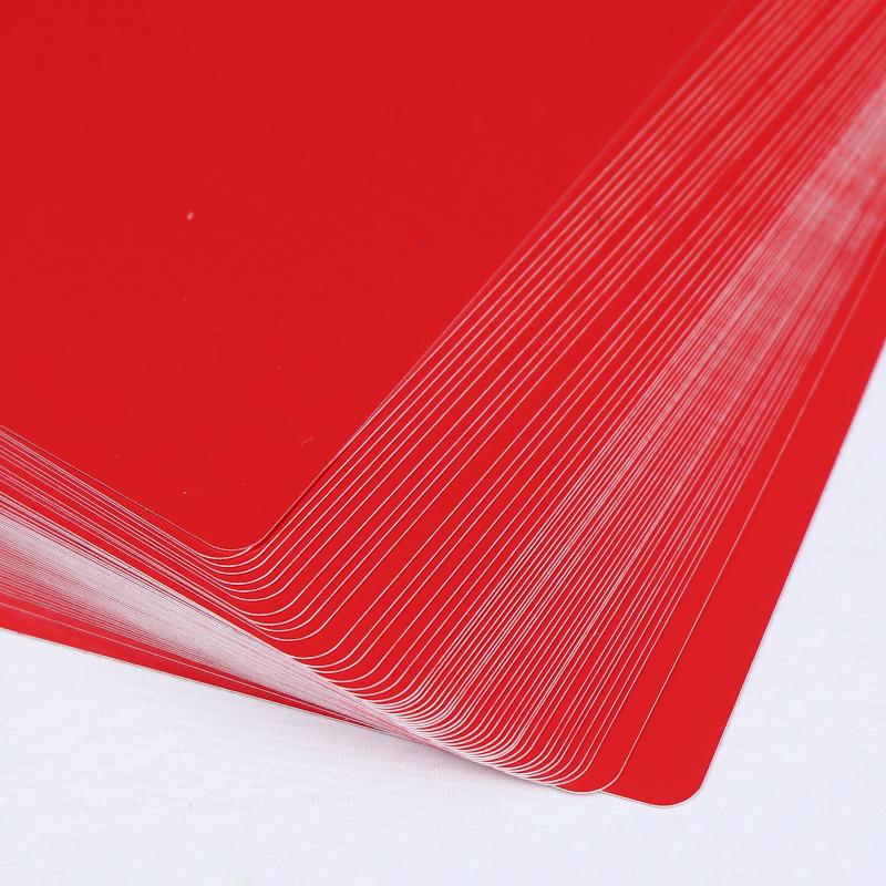 50 Buc. Blankuri Gravură Laser Foaie Aluminiu Cărți de Vizită Gravură Laser Multifuncționale DIY Cărți Cadou