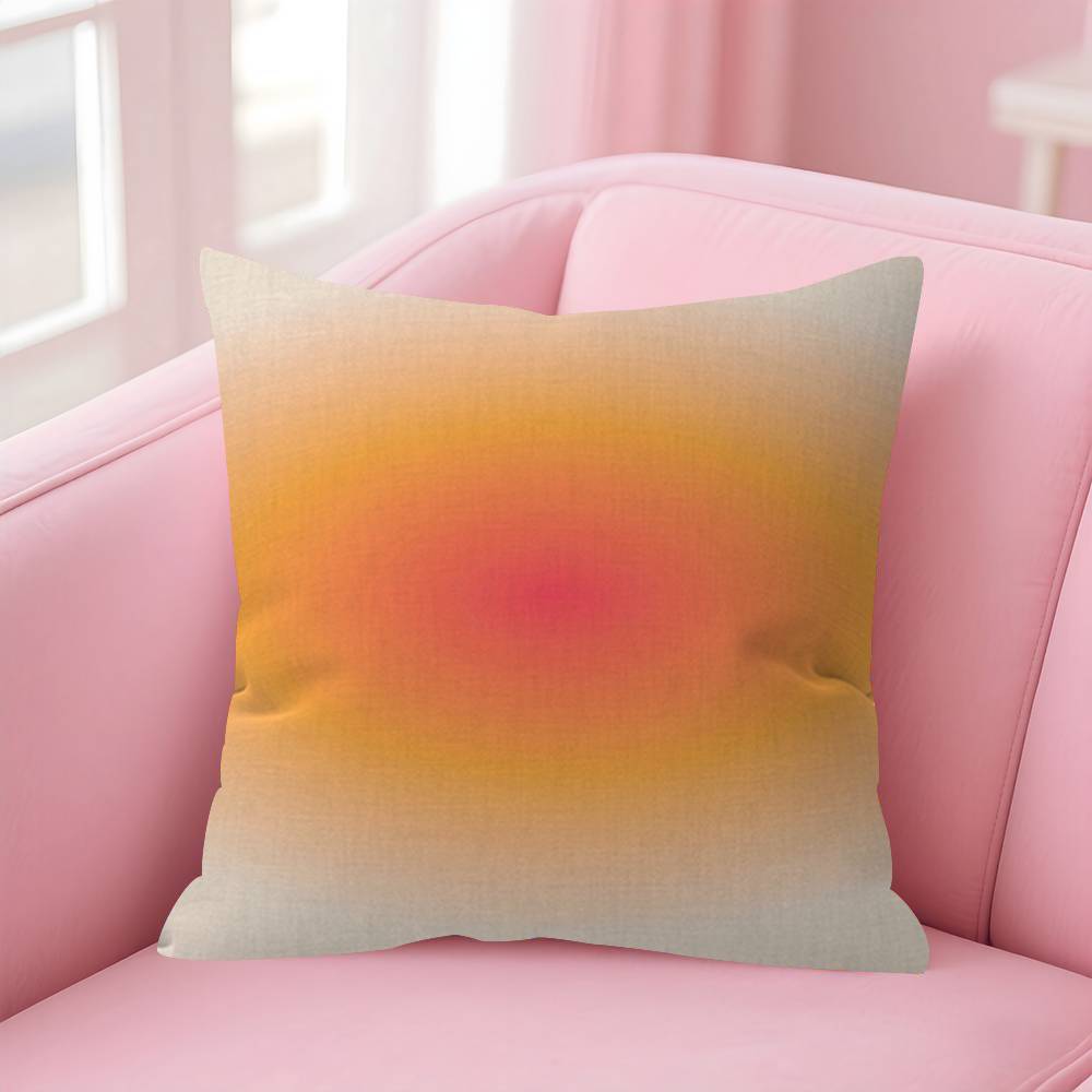 Gradient Halo Pillowcase Toon Gift Cushion Cover Bedroom Home Sofa Chair Seat Decor Pillow Case