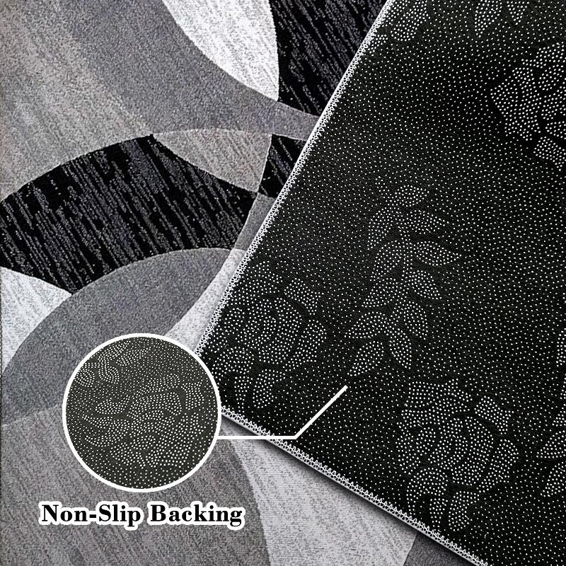 Modern Geometric Carpet Non-Slip Bedroom Office Floor Mat Living Room Sofa Coffee Table Floor Mat Home Decoration