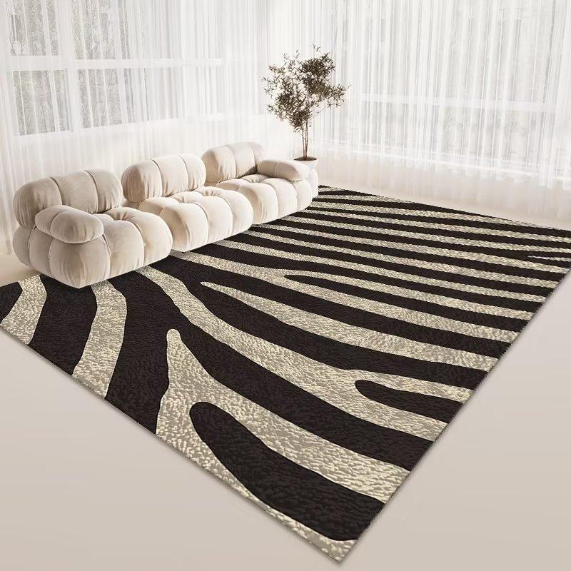 Light Luxury Soft Living Room Carpet Big Area Rug for Bedroom Soft Non-slip Floor Mats for Kids Room Decor Brown Decoration Home