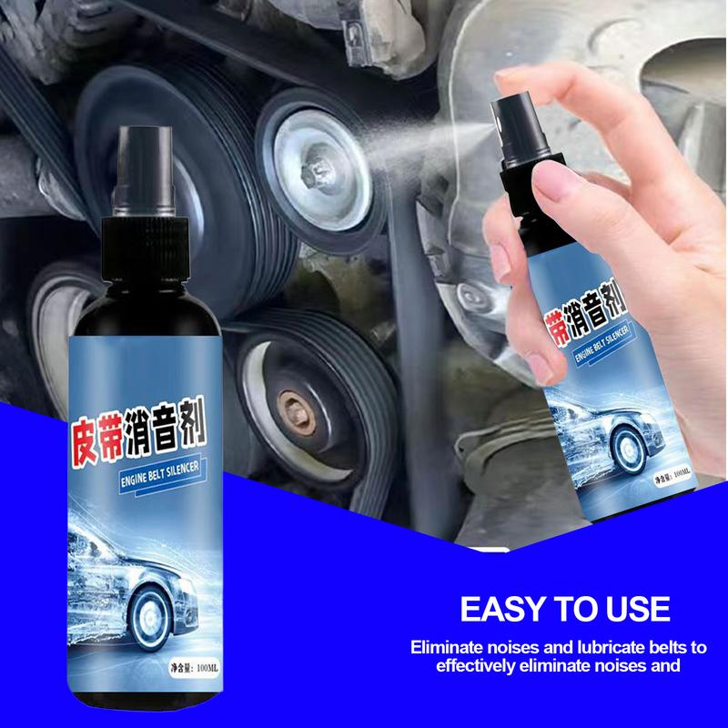 100ml car Engine Belt Silencer Spray Car Engine Belt Dressing Spray Vehicle Protective Lubrication Silencer Spray