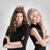 2Pcs Adorable Birthday Crown Cake Topper Cute Design Attracts Attention Ideal for Cake Cupcake Dessert Party Decor