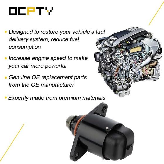 OCPTY Idle Air Control Valve GT7610-888 17112478 for 1990-1996 for Buick, 1994 for Cadillac, 1988-1996 for Chevrolet, 1988-1996 for GMC, 1991-1996