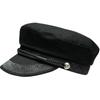 Hat Sky Versatile Cap Lace Octagonal Hat Woolen Beret Flat Top Hat Female Tide