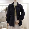 Z252MSF017 Linen Blend Work Jacket