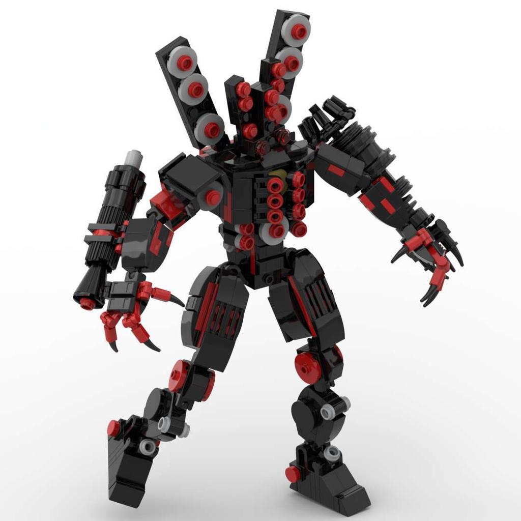 2023 3D Speakerman Dětský blokový plastový herní design pro dospívající a děti Skibidi WC