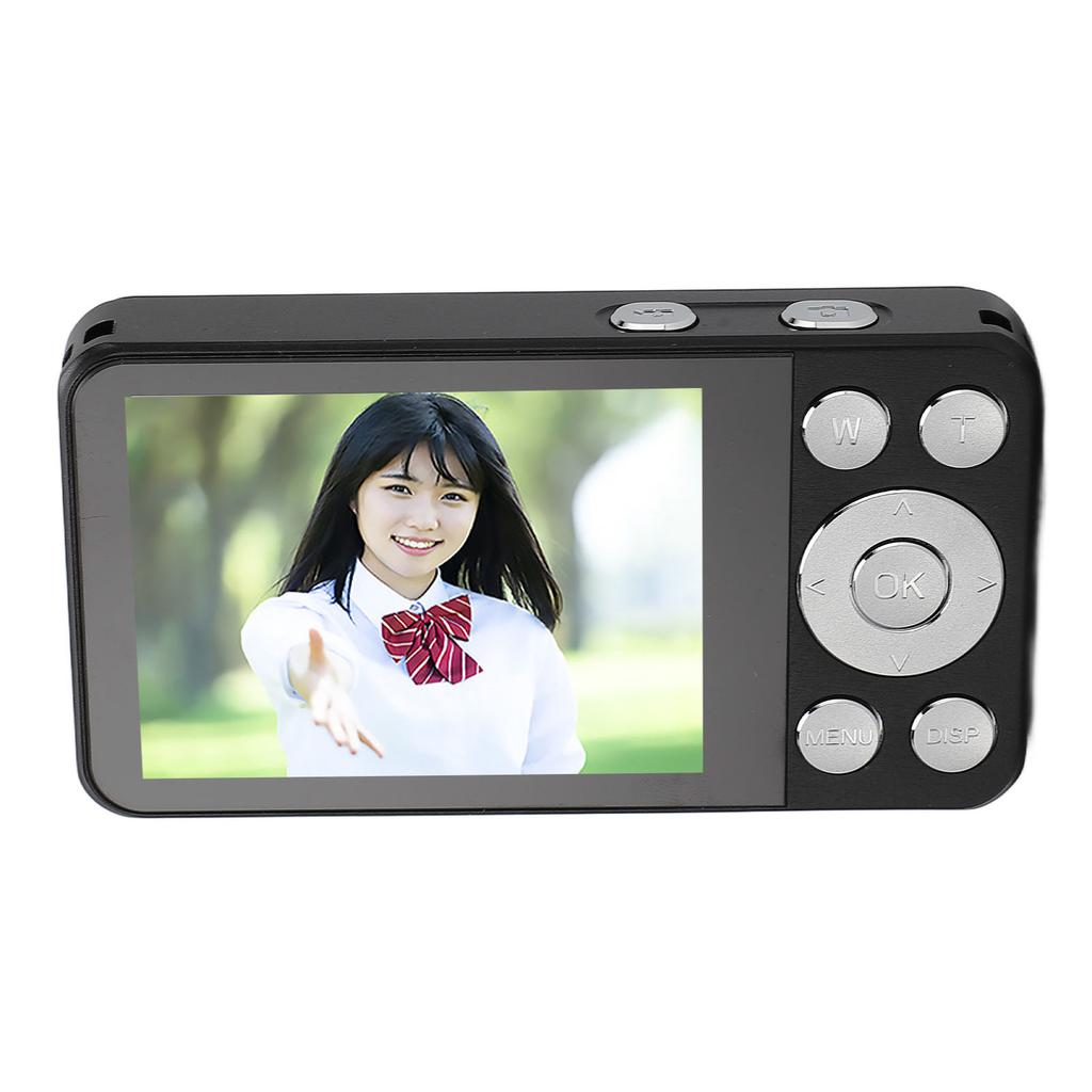 4K Digital Camera Portable 64MP 18x Zoom Autofocus Anti Shake Selfie HD Video   Camera Compact Travel Camera for Teen Boy Girl Kids