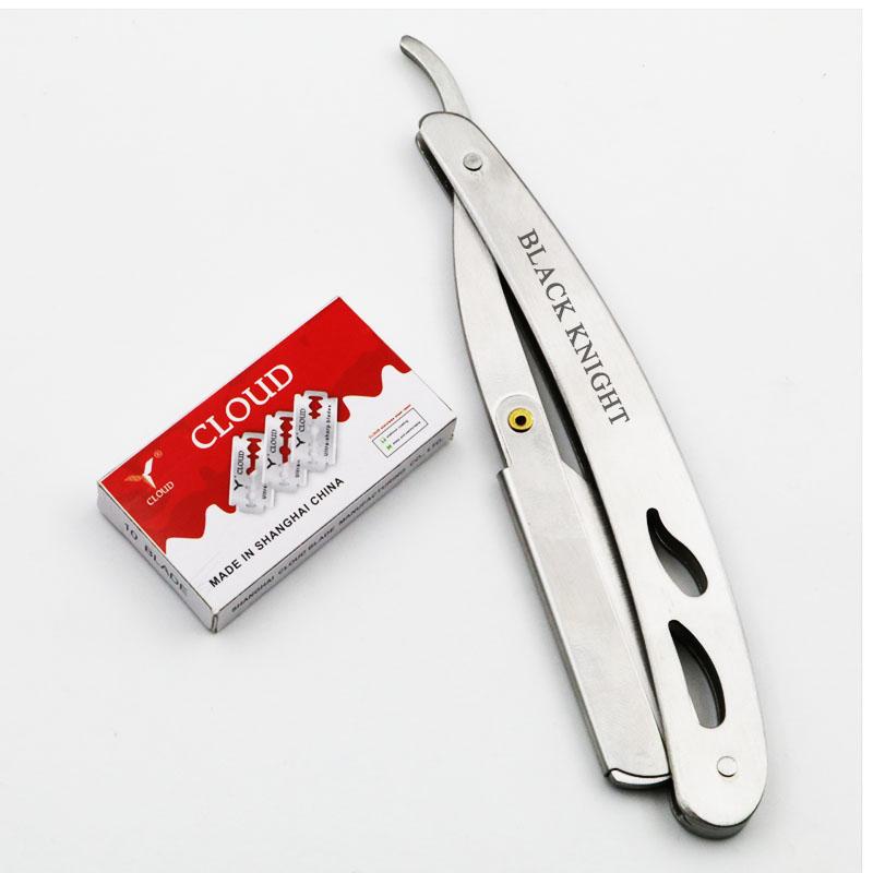 

1 Набор Мужские Опасные Бритвы Складной Нож для Бритья Инструменты для Удаления Волос с 10 лезвиями