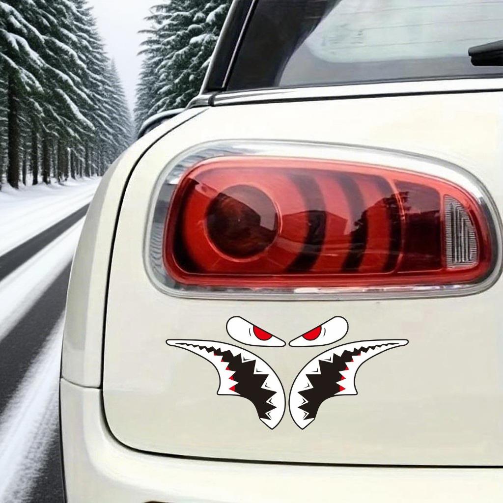 Car Stickers Road Bike Decorative Head Tube Shark Stickers Frame Decorative Concealer Anti-scratch Car Accessories