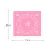 Multicolor Silicone Baking Mat Baking Sheet Pizza Dough Mat Soft Rolling Pastry Board Cutting Fondant Cake Dough Pad Bakeware