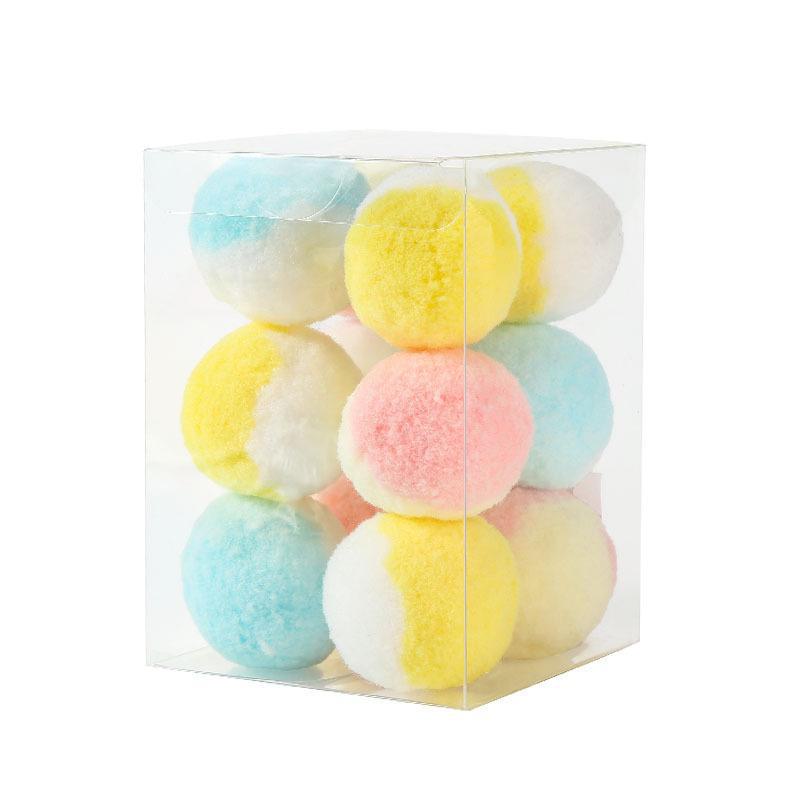 Self-Entertainment Cat Toy: Silent Plush Ball & Bite-Resistant Stick for Kittens