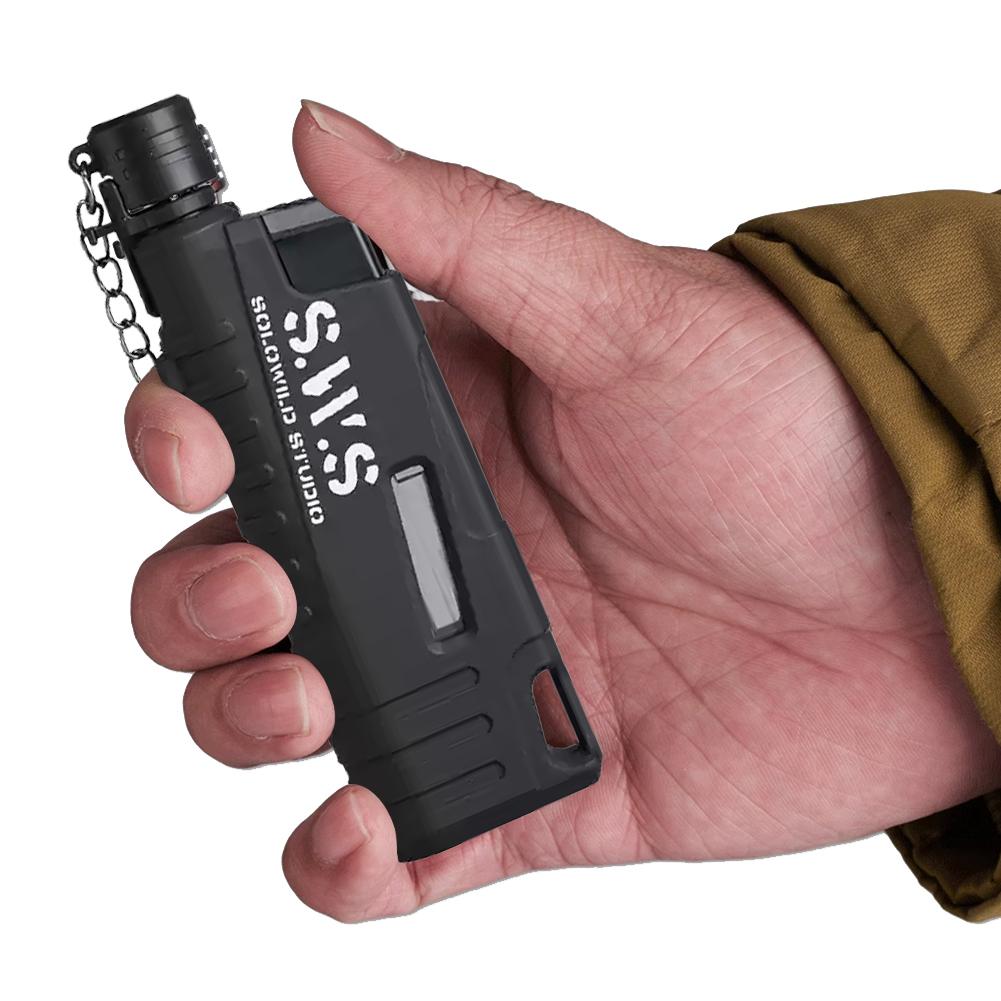 Portable Retractable Igniter Windproof Outdoor Barbecue Gas Lighter Waterproof Camping Electronic Igniter for Travel Picnic BBQ