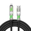 Type C Data Cable Professional Flexible Colorful Breathing Lights USB C To USB C Cable Round Shell for Laptops for Computers