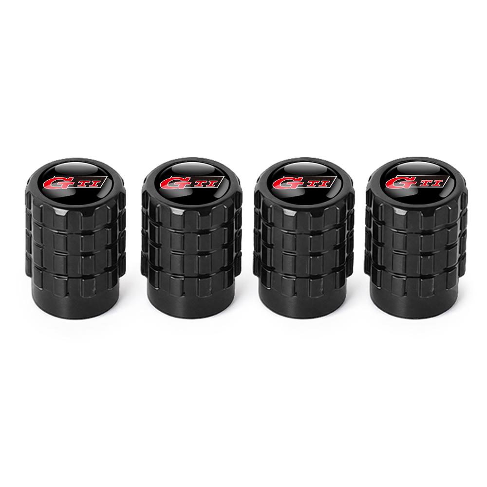 4pcs Aluminum Alloy Car Wheel Tire Valve Caps Tyre Rim Stem Covers Airdust for Volkswagen VW Golf 6 7 MK4 TSI TDI Magotan B5 B6 zl2