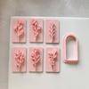 Soft Clay Leaf Mold Set with Nonstick Plastic Texture Handmade Earrings Molds for Effortless Jewelry Making and Crafts