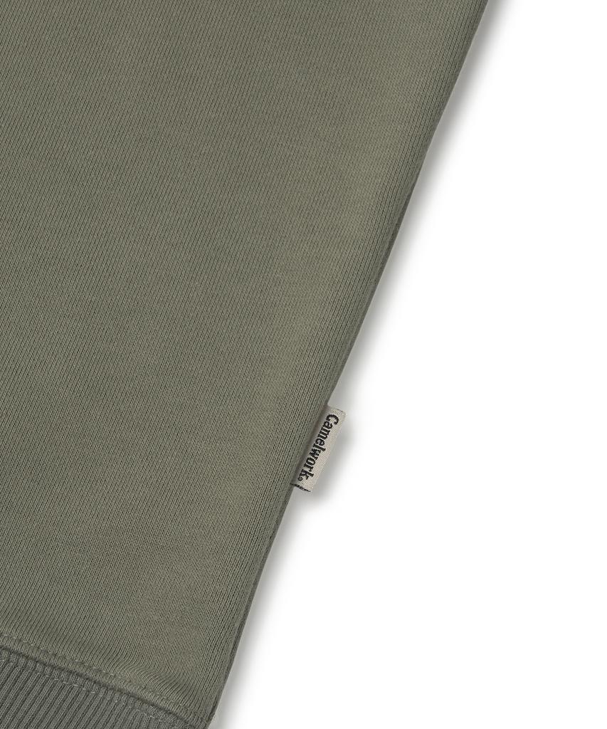 CAMEL WORK Small Logo Sweatshirt (Khaki)