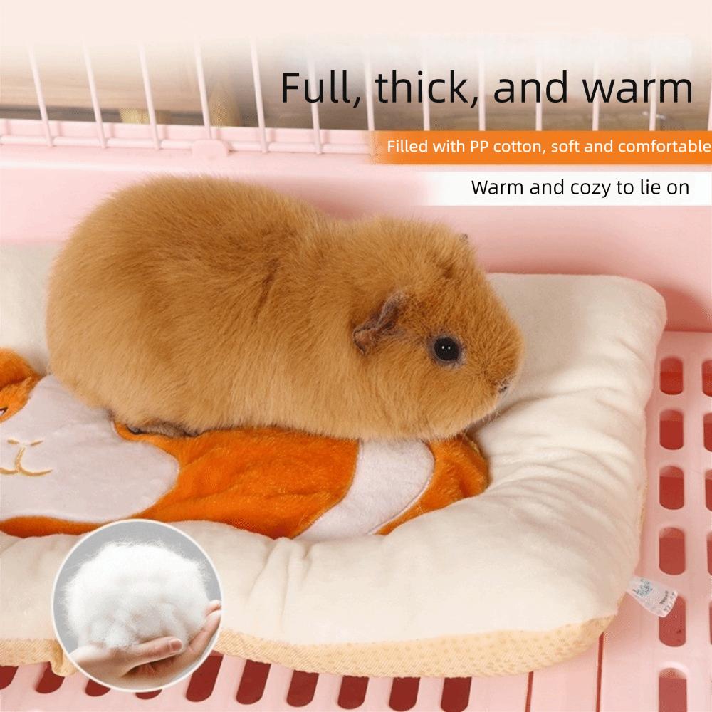 Comfortable Guinea Pig Plush Cushion Thickened Soft Small Animal Sleeping Mat  Autumn Winter