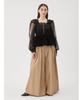 Tulle Ruffle Peplum Blouse RWFT251070 BLK [FurFur] Women's