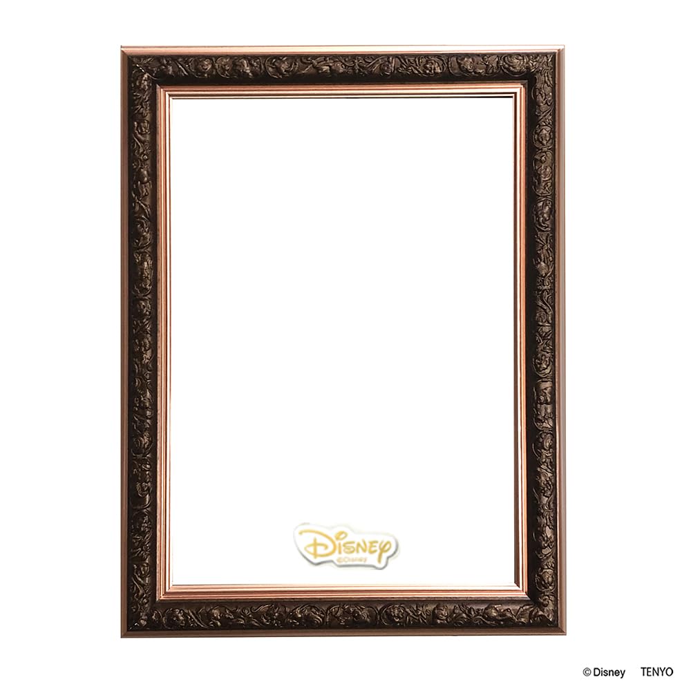 Tenyo Puzzle Frame Disney Exclusive Art Figure Frame for 108 x Fastener Hanging String Disney Emblem Plate Included Pieces/Bronze (18.2 25.7cm)