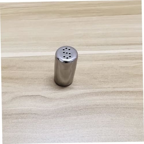 Alipis Stainless Steel Condiment Containers, Compact Salt and Pepper Shakers with Wear-Resistant Airtight Lids for Home and Outdoor Use, Set of 2