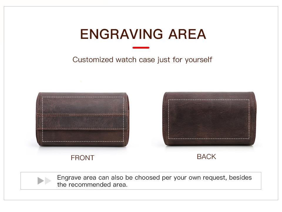 Retro Leather Travel Watch Box - Drop-Proof, Portable Storage for Mechanical Watches