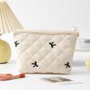 Corduroy Colourful Striped Women Cosmetic Bag Large Small  Makeup Storage Bag Travel Organizer Zipper Drawstring Wash Bag Pouch