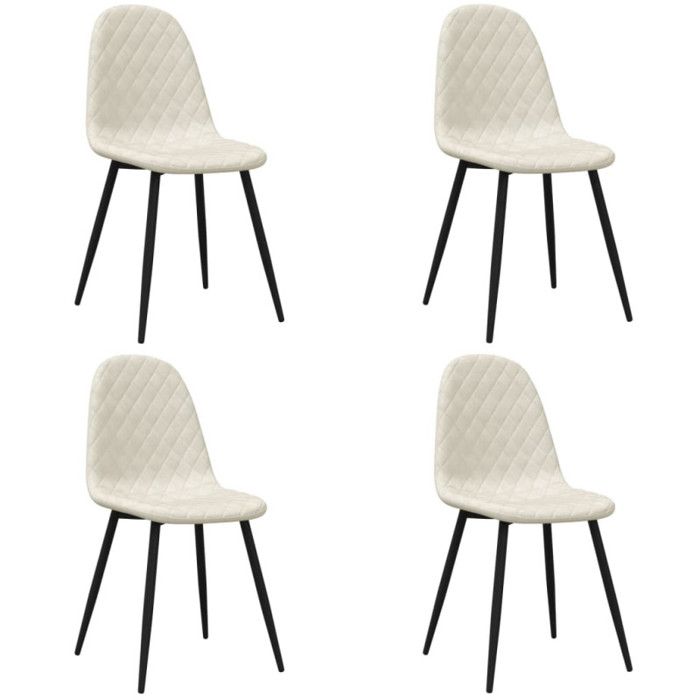 VidaXL 4x Dining Chairs Dining Chairs Dining Seats Kitchen Chairs Kitchen Furniture Home Interior 325666