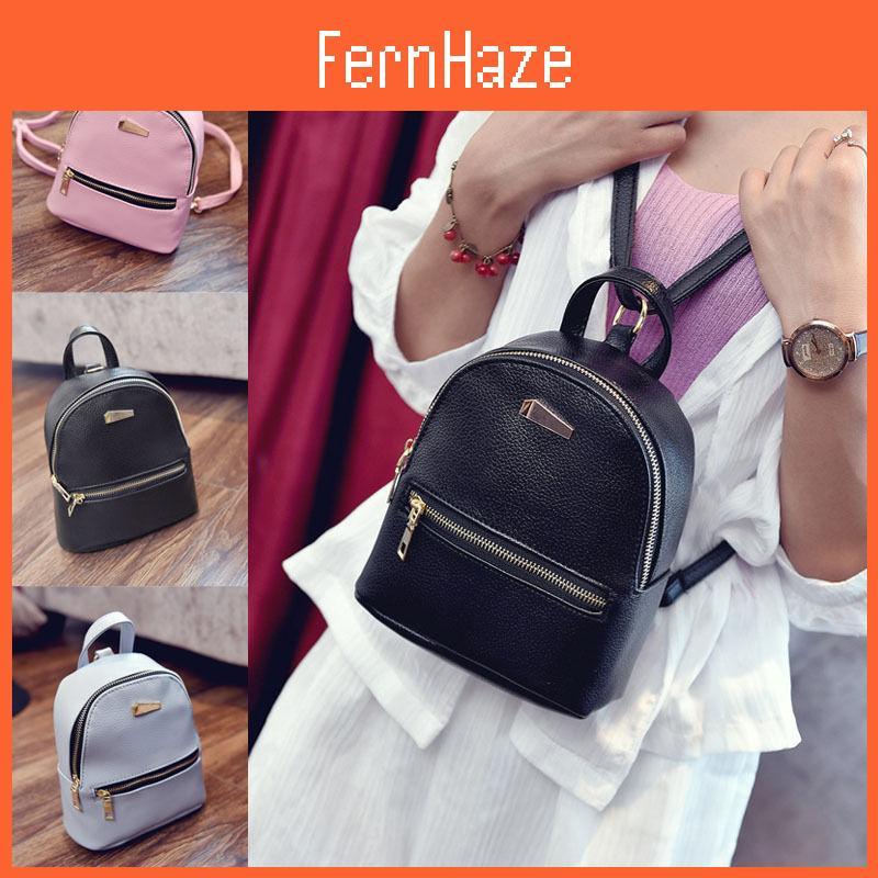 High-quality Women Lady Leather Mini Teenager Girls Timeless Outdoor Travel Shopping Backpacks